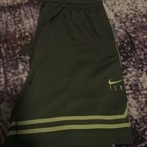 Nike Olive Green Athletic Shorts